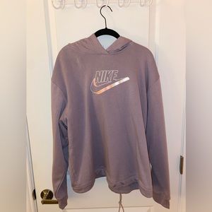 PURPLE NIKE HOODIE